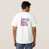 T-shirt Troisième chance : Jeb Bush 2016 (Dos entier)