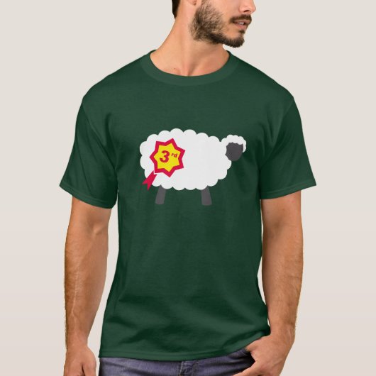 T-shirt Troisième moutons d'endroit (Devant)