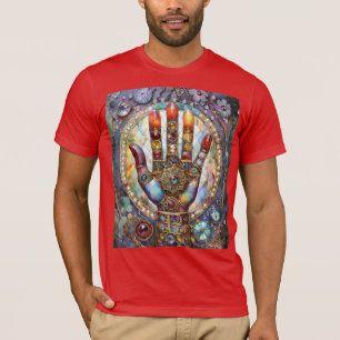 T-shirt Troisième œil mystique paume