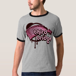 T-shirt troisième pont. pink&maroon.