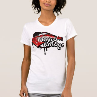 T-shirt troisième pont. white&red.