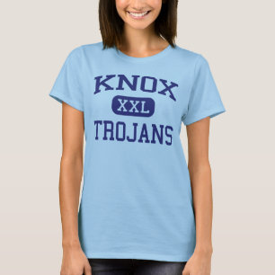 T-shirt Trojan Salisbury moyen la Caroline du Nord de Knox