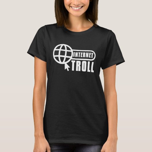 T-shirt Troll Internet Commentaire Troll Nerd (Devant)