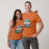 T-shirt Trolley Passing Through Channelside in Tampa Activ (Unisexe)
