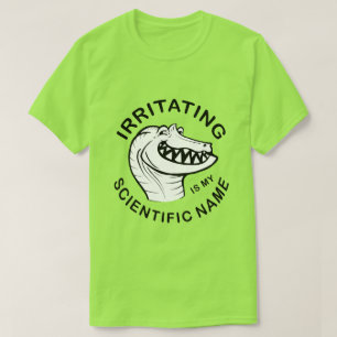 T-shirt Trollface Irritator (texte)