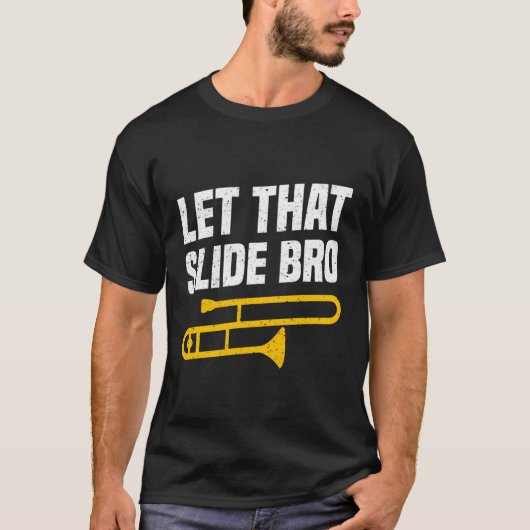 T-shirt Trombone de la bande de Marching de l'école (Devant)