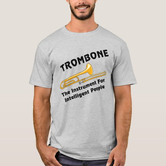 T-shirt Trombone intelligent (Devant)