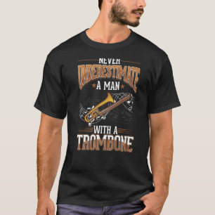 T-shirt Trombone Man Trombone Player Trombonist Premium 1