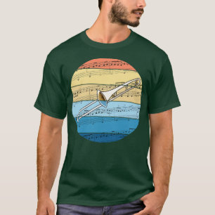 T-shirt Trombone Music Notation Tromboniste Brass musicien