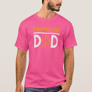 T-shirt Trombone Papa Musical Instrument Musicien Pères D