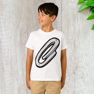 T-shirt Trombone Pince à Papier Argentée Fournitures et Pa