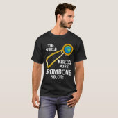 T-shirt Trombone Solos instrument de musique (Devant entier)