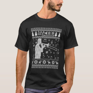 T-shirt Trombone Vilaine Chemise de Noël Funny Band