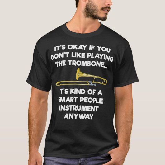 T-shirt    TromboneFunny Smart People Trombone Player (Devant)