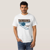 T-shirt Trombones Cool comme ça (Devant entier)