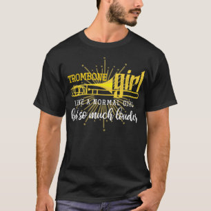 T-shirt Tromboniste de fille Trombone