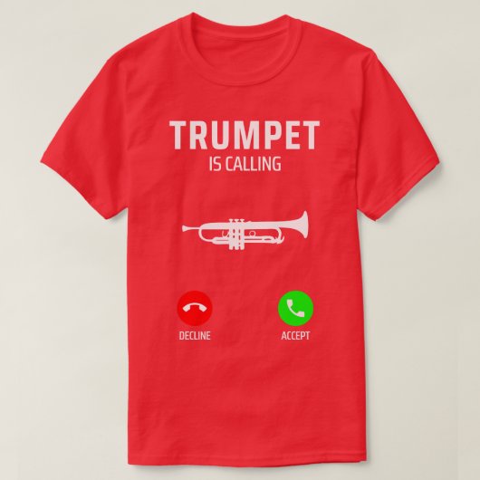 T-shirt trompette 1 (Design devant)