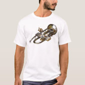 T-shirt Trompette avec Lyre (Devant)