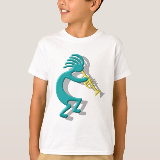 T-shirt Trompette de Kokopelli (Devant)