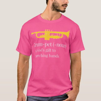 T-shirt Trompette - Don De Dieu À Marching Bands - Drôle T