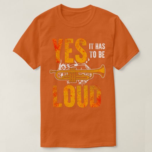 T-shirt Trompette drôle (Design devant)