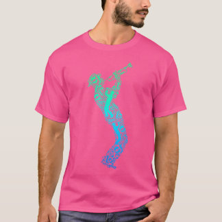 T-shirt Trompette Trumpeter Jazz Musicien Hommes Garçons