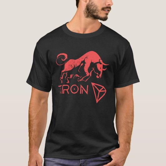 T-shirt TRON Crypto Millionaire BULLRUN HODL TRX Token to (Devant)