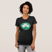 T-shirt Tronche de trèfle Grunge (Devant entier)