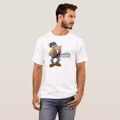 T-shirt Tronçonneuse (Devant entier)