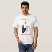 T-shirt Trop assis communiste? (Devant entier)