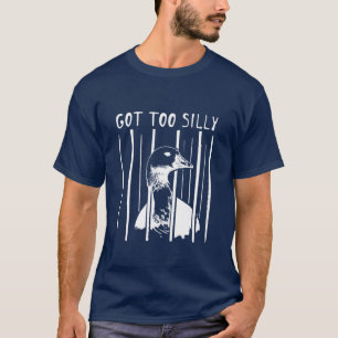 T-shirt Trop bête, Oie drôle, Mème d'oie drôle