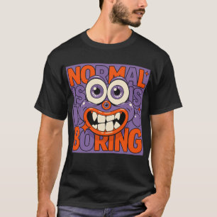 T-shirt Trop bizarre pour s'intégrer – Dessin animé surréa