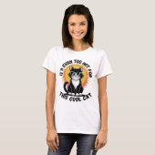T-shirt Trop Chaud Pour Le Chat Cool (Devant entier)