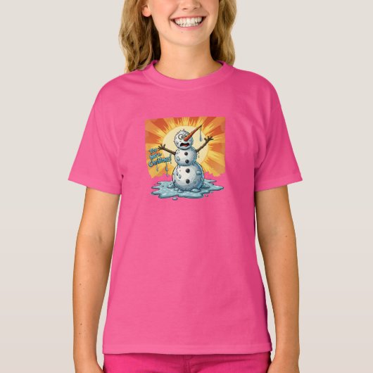 T-shirt Trop chaud pour Noël (Devant)