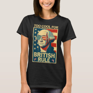 T-shirt Trop Cool Pour La Grande-Bretagne 4 juillet L'Amér