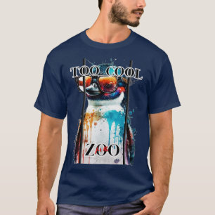 T-shirt Trop Cool pour le zoo Penguin