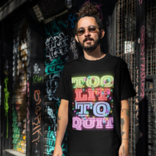 T-shirt Trop de lumière pour arrêter la fête de Noël brill