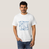 T-shirt Trop idiot (Devant entier)