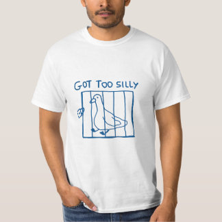 T-shirt Trop idiot