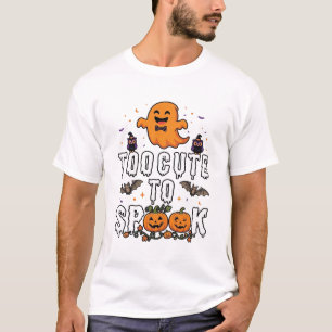 T-shirt Trop mignon épouvantail Halloween Citrouilles fant