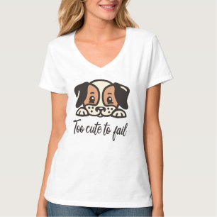 T-shirt Trop mignon pour échouer