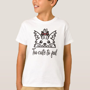 T-shirt Trop mignon pour échouer