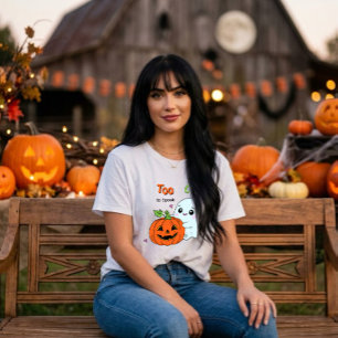 T-shirt Trop mignon pour effrayer – Gentil fantôme Hallowe