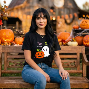 T-shirt Trop mignon pour effrayer – Mignon fantôme Hallowe