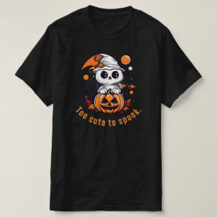 T-shirt Trop mignon pour effrayer   Mignon fantôme Tee
