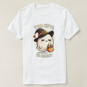 T-shirt Trop Mignon Pour Hanter Sorcière Fantôme Art Hallo