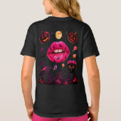 T-shirt Trop Mignonne Pour Parler Typographie Style Hallow (Dos)