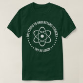 T-shirt Trop Stupide Pour Comprendre La Science Essayer La (Design devant)