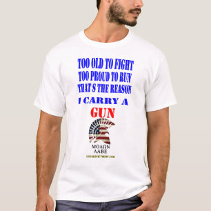 T-SHIRT TROP VIEILLE POUR SE BATTRE, TROP FIÈRE POUR COURR