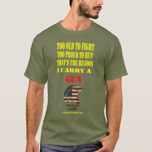 T-SHIRT TROP VIEUX POUR COMBATTRE, TROP FIER DE COURIR